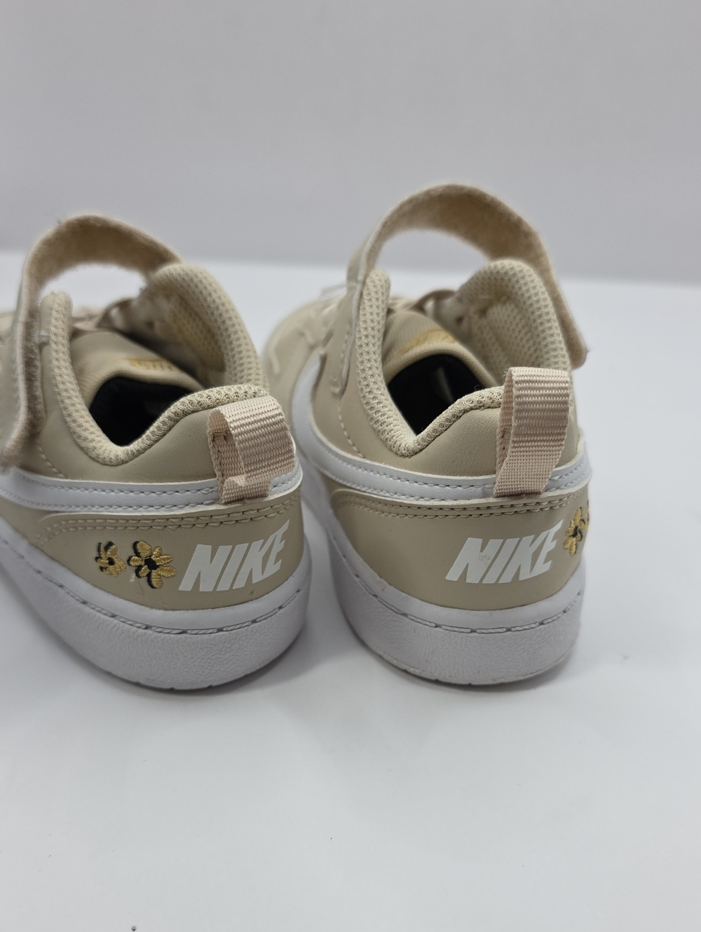 Nike Court Borough Low Recraft SE TDV Sand Pile White Kids SZ 9C FZ3137-100 - Picture 2 of 6